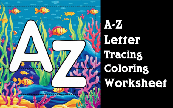 A-Z Letter Tracing Coloring Worksheet: A Practical Design Asset for Engaging Young Learners