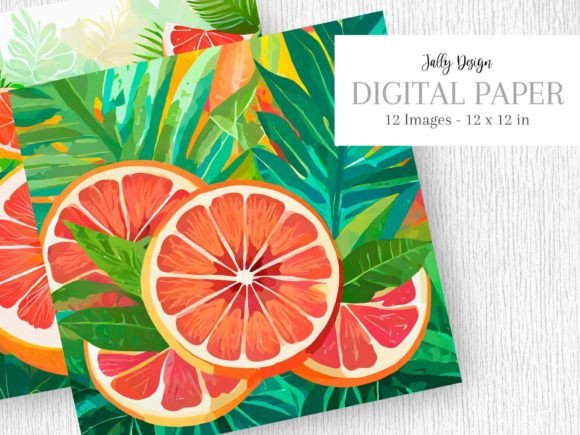 Bright, Bold, and Versatile: How Colorful Grapefruit Cartoon Backgrounds Elevate Visual Content