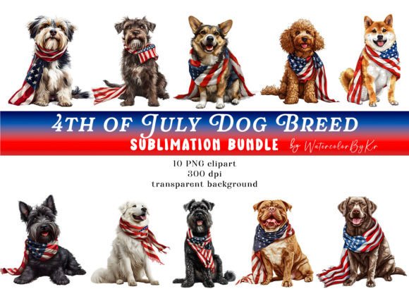 Celebrating Independence Day with the Patriotic 4th July Dog Breed Bundle: A Complete Guide