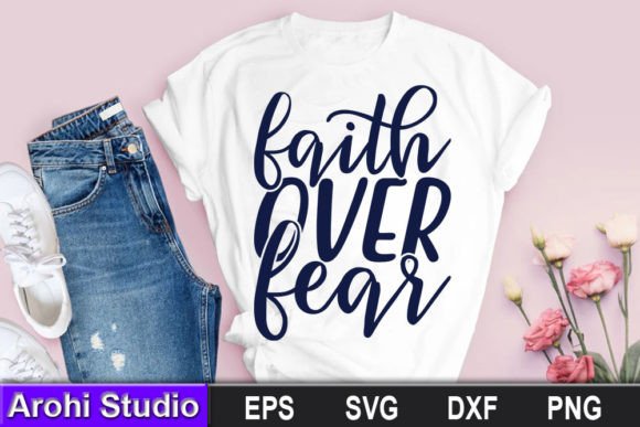 Christian SVG Font: Faith Over Fear