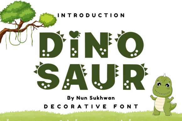 Dinosaur Font: Roar into Creative Design with Prehistoric Fun