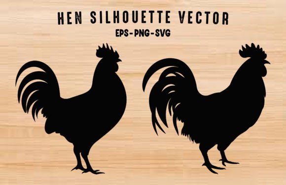 Hen Silhouette Vector SVG Clipart Free Guide