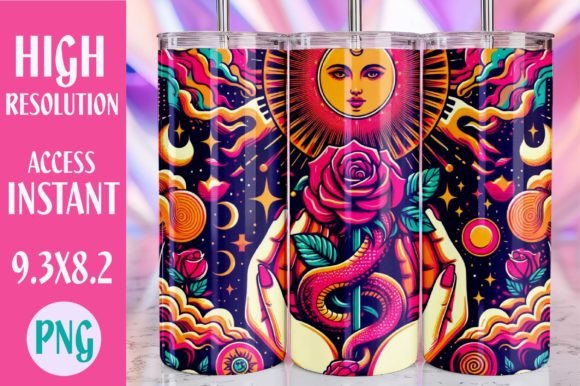 How Sun and Moon Tumbler Design PNG Files Bring Balance to Everyday Creativity