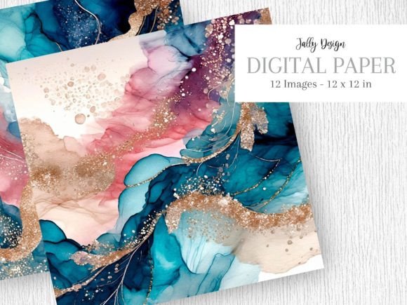 Iridescent Blue and Pink Alcohol Ink: A Practical Evaluation