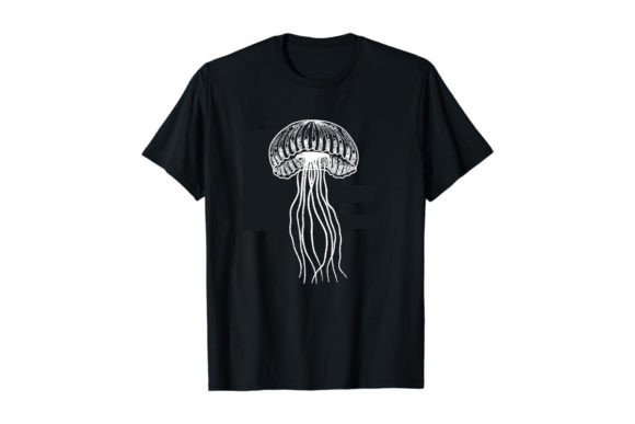 Jellyfish Women T Shirt, Ocean Shirt D.1