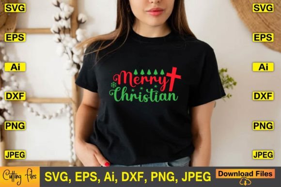 Merry Christian SVG Font for Creative Projects