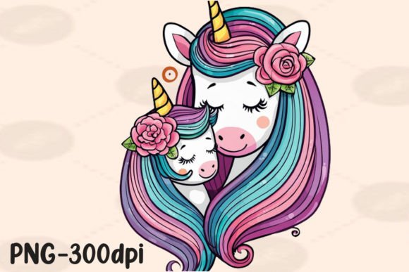 Mom Baby Unicorn Mother’s Day PNG: A Unique Celebration of Love and Magic