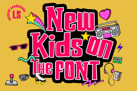 New Kids on the Font: A Playful Display Font for Creative Projects