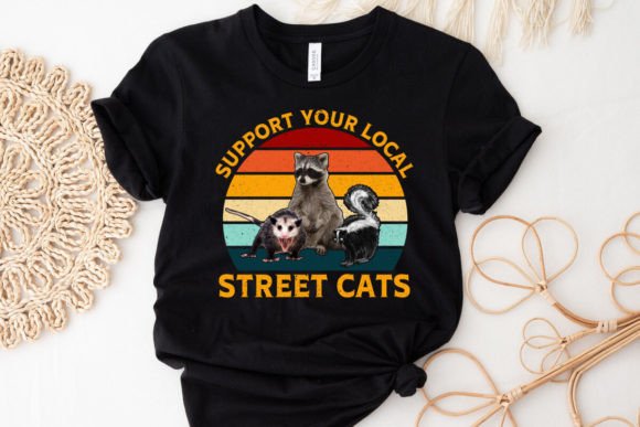 Raccoon T-shirt Design AI, PNG: A Modern Tool for Creative Expression