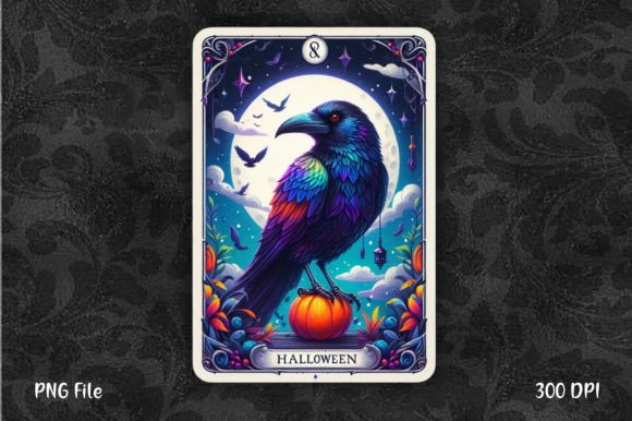 Raven Bird Tarot Card-Halloween: A Strategic Tool for Insight and Decision-Making