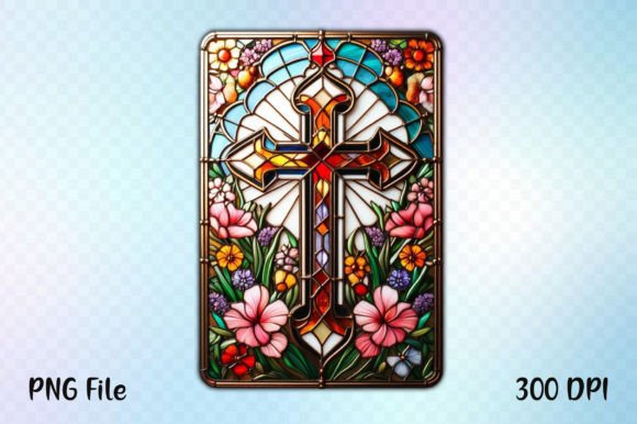 Stained Glass Cross Tarot Card: Art & Symbolism