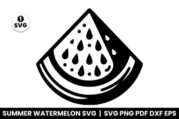 Summer Watermelon Sublimation SVG