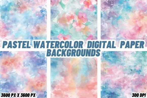 The Art of Pastel Watercolor Digital Paper: Where Tradition Meets Digital Design