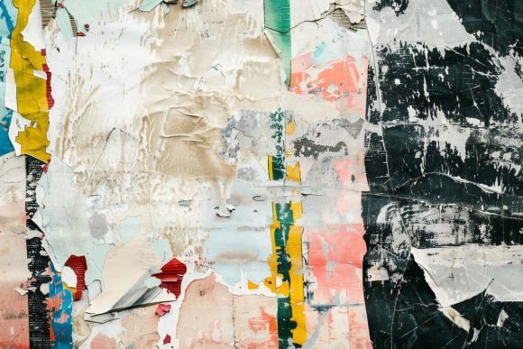 The Unpolished Appeal of Torn Paper Collage Texture