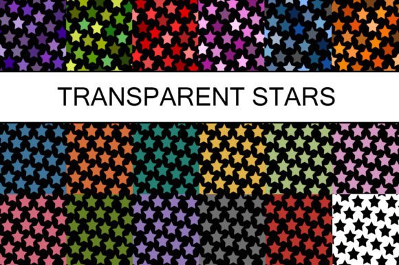Transparent Stars Seamless Pattern: A Versatile Design Element for Modern Creativity