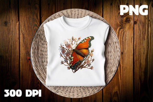 Vibrant Butterfly Clipart PNG Art